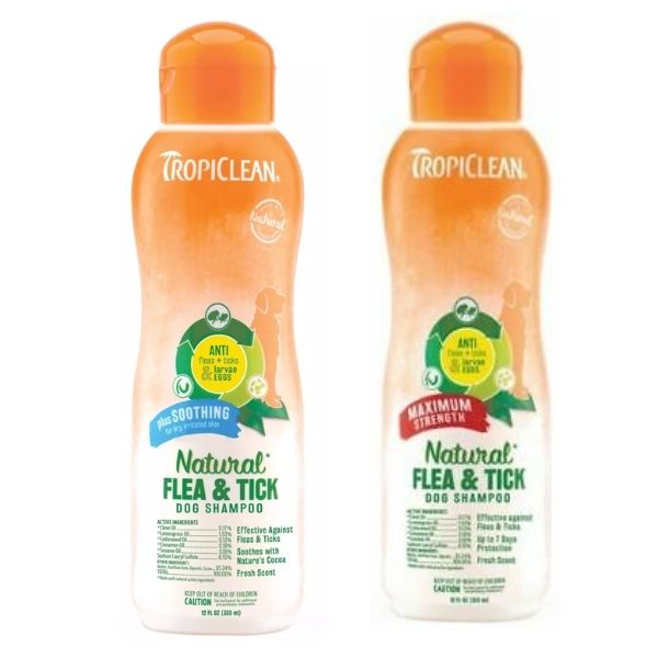 TropiClean Natural Flea and Tick Shampoo