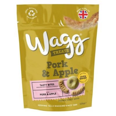 Wagg Pork with Apple Dog Treats 125g