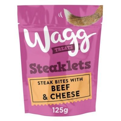Wagg Steaklets Dog Treats 125g