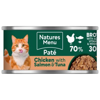 Natures Menu Pate Chicken with Salmon & Tuna - Cat - HugglePets