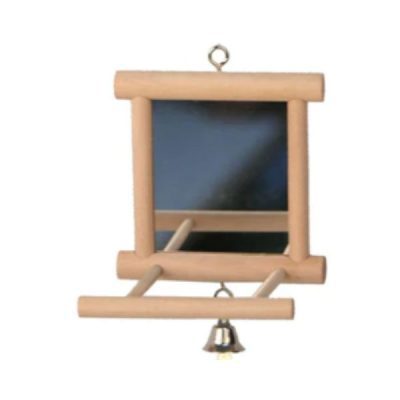 Mirror and Bell with Perch