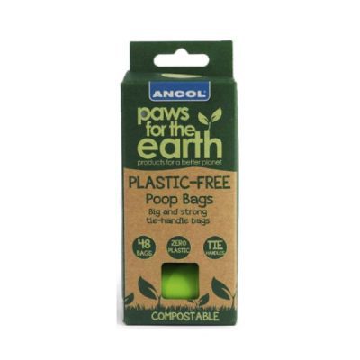 Ancol Paws for the earth Plastic Free Poop Bag 4x Refill Pack