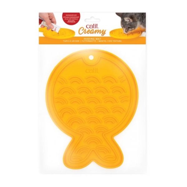 Catit Creamy Mat Fish Shape.