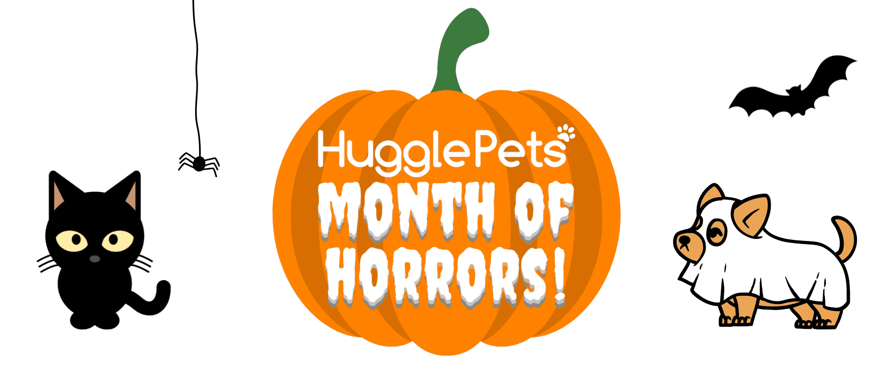 HugglePets' Month of Horrors - Blog Thumbnail