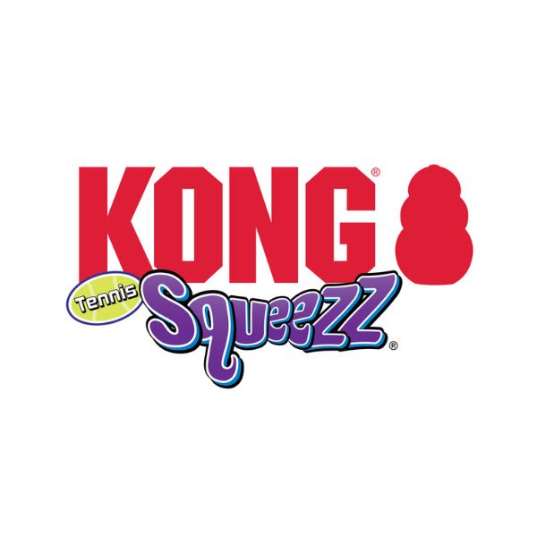 KONG Squeezz Tennis Assorted Large logo