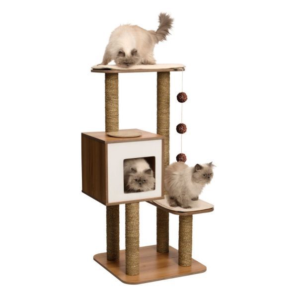 Vesper V-High Base Cat Furniture Tree.