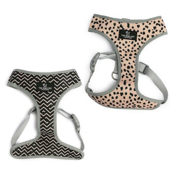 Ancol Dalmatian/Zigzag Reversible Dog Harness