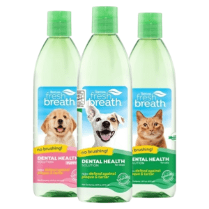 tropiclean fresh breath dental health bottles