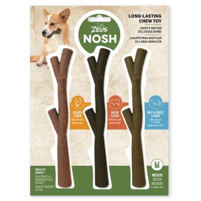 Zeus Nosh Strong Chew Sticks 3pk