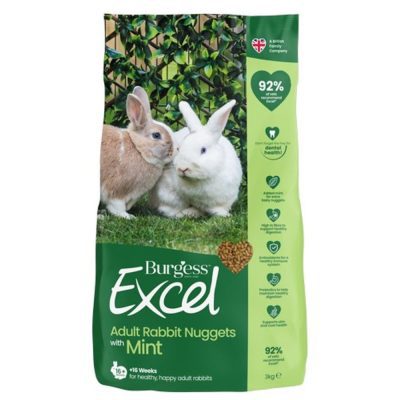 Burgess Excel Adult Rabbit Nuggets with Mint 3kg