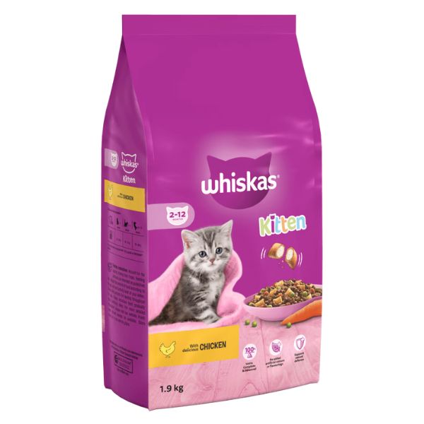 Whiskas 2-12mths Cat Complete with Chicken 1.9kg