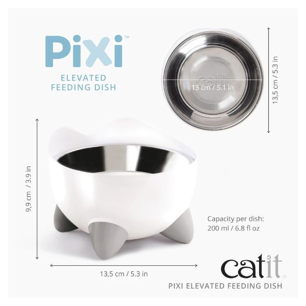 Catit PIXI Elevated Feeding Dish - Image 8