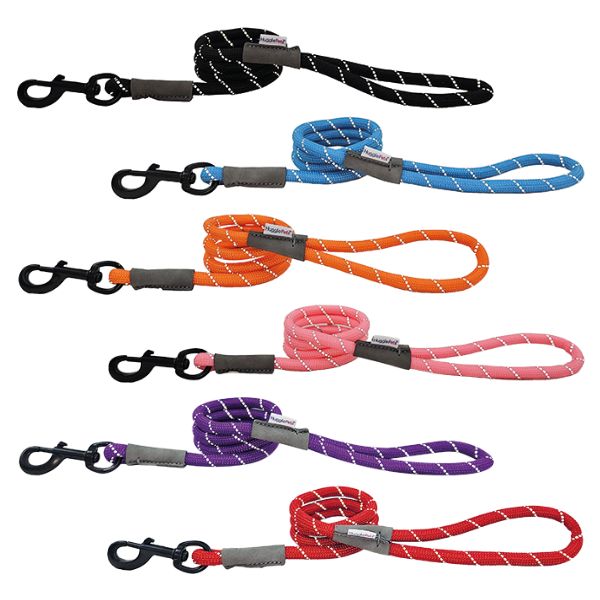 HugglePets Reflective Rope Dog Lead - in 6 Colours - HugglePets