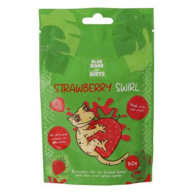 Blue River Diets Crested Gecko Strawberry Swirl 60g