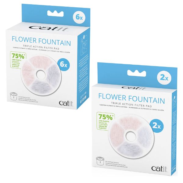 Catit Fountain Frameless Triple Action Filter Cartridge.