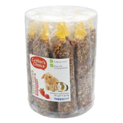 Happy Pet Critter's Choice Strawberry & Raspberry Seed Stick