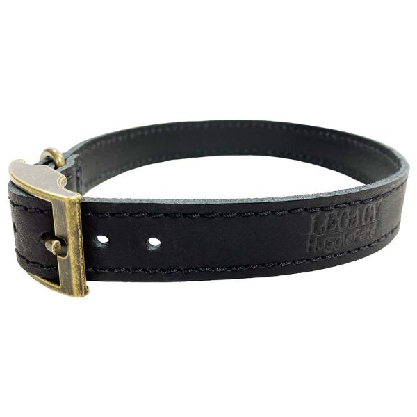 HugglePets Legacy Leather Dog Collar