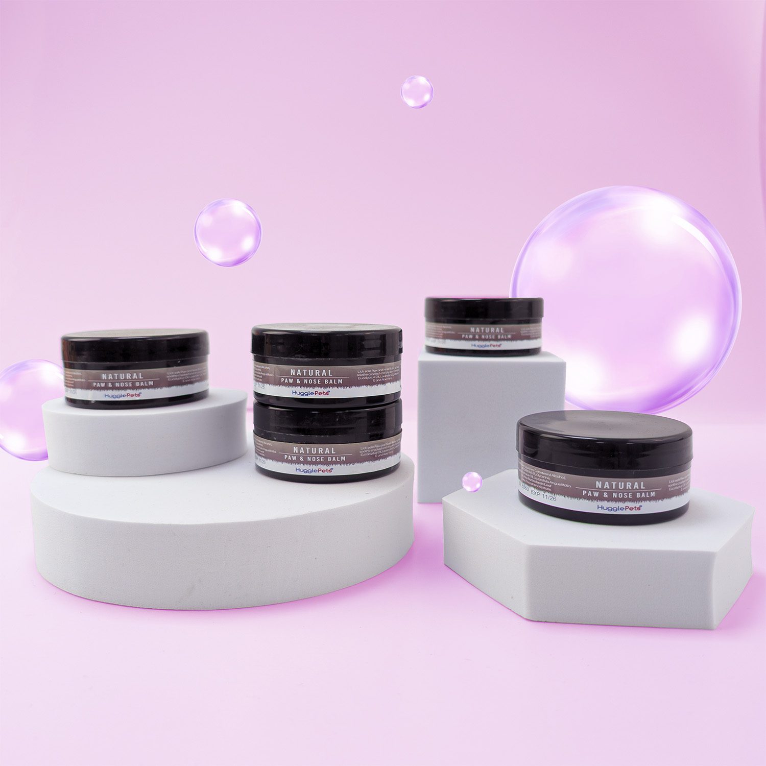 HugglePets Bubbly Tails Paw & Nose Balm - Image 2