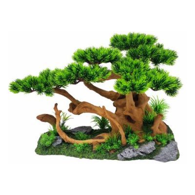 Aqua One Bonsai Tree on Rock Garden 54cm
