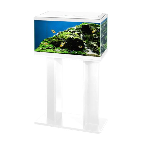 Ciano Aqua 60 Aquarium Stand white with tank