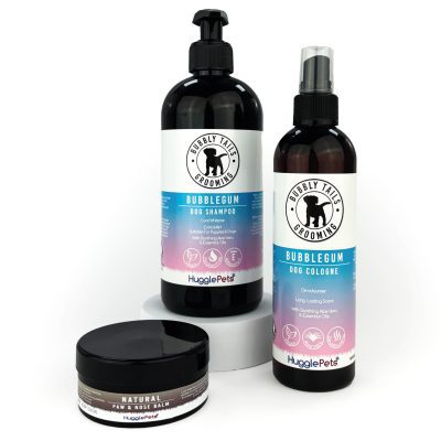 HugglePets Bubbly Tails Bubblegum Shampoo, Cologne & Balm