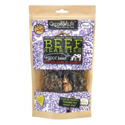 Green & Wilds Beef Hearties 140g.