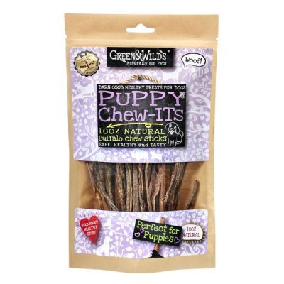 Green & Wilds Puppy Chew-its 80g.