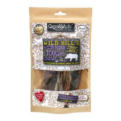 Green & Wilds Wild Boar Tough Chew 160g.