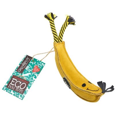 Greens & Wilds Barry the Banana Dog toy