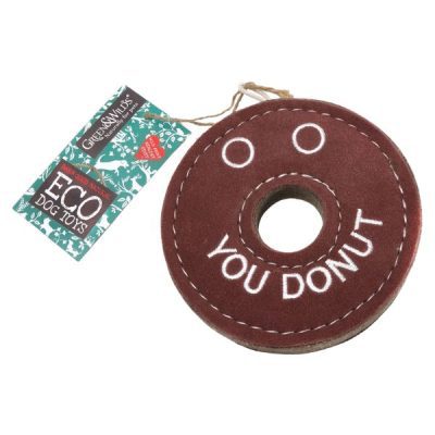 Greens & Wilds Derrick the Donut Dog toy
