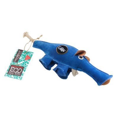 Greens & Wilds Dino the Dyno Fish Dog Toy