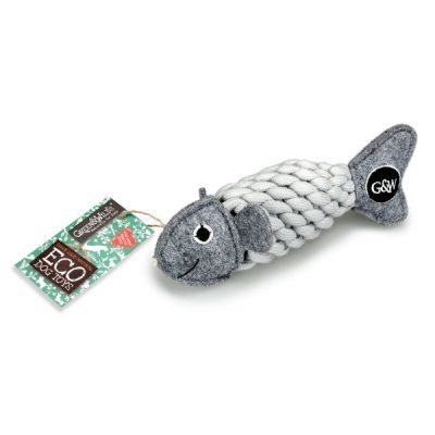Greens & Wilds Roger the Ropefish Dog Toy