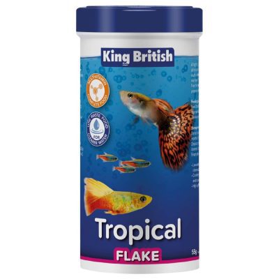 King British Tropical Fish Flake Food