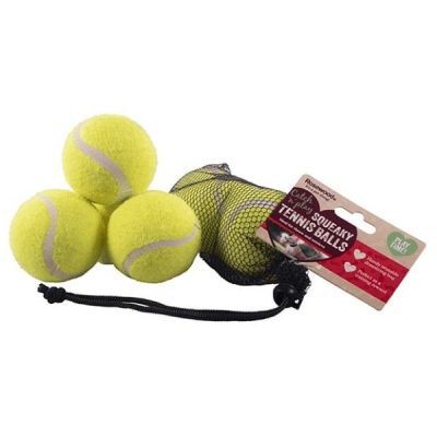 Rosewood Squeaky Tennis Balls 3pk