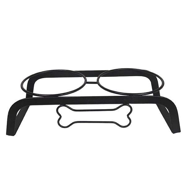 Rosewood Bone Shaped Iron Double Diner - Image 2
