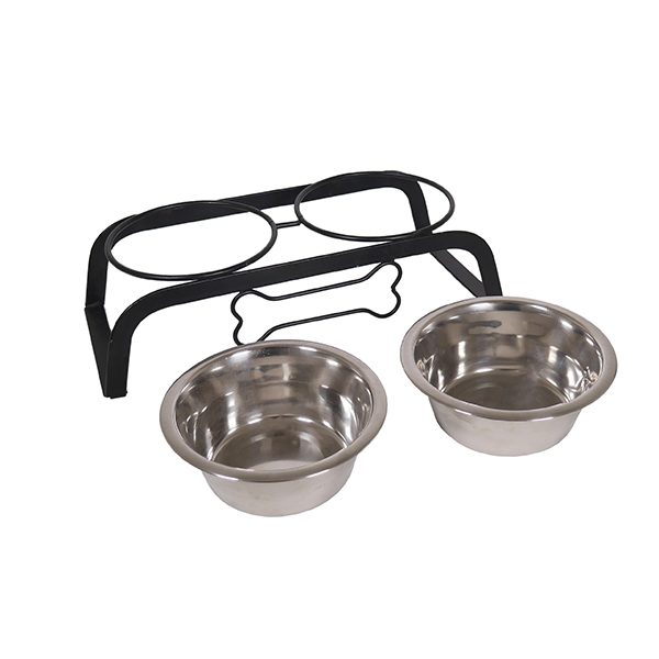 Rosewood Bone Shaped Iron Double Diner - Image 4
