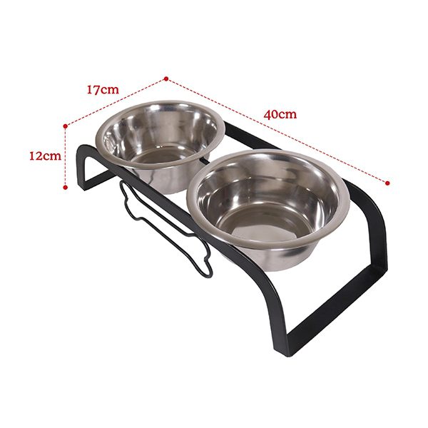 Rosewood Bone Shaped Iron Double Diner - Image 9