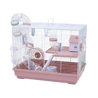 Little Zoo Hugo Hamster Cage - Pink