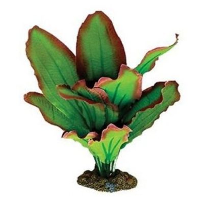 Aqua One Amazon Red/Green Silk Plant - 40cm