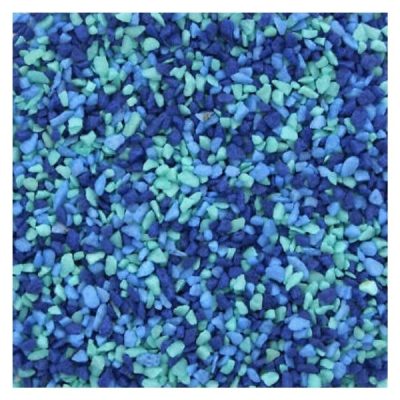 Aqua One Decorative Mixed Aquarium Gravel 2kg - Aqua + Blue