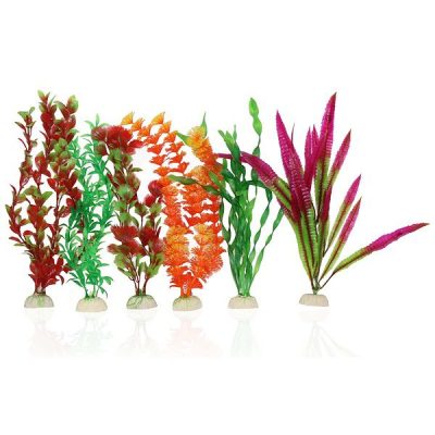 Aqua One Plastic Plant Pack (6pcs) - 30cm
