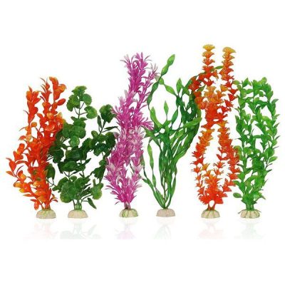 Aqua One Plastic Plant Pack (6pcs) - 40cm