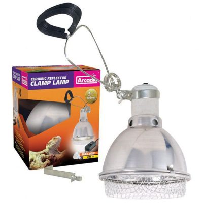 Arcadia Reflector Clamp Lamp & Ceramic Holder (E27) - 14cm