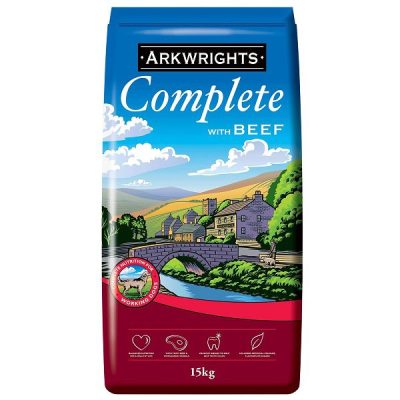Arkwrights Adult Dog Food 15kg - Beef