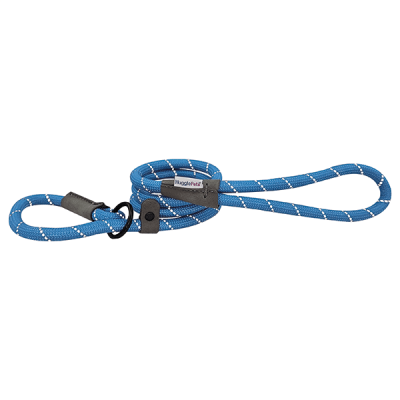 HugglePets Reflective Rope Slip Dog Lead - Blue, 100 x 0.8cm