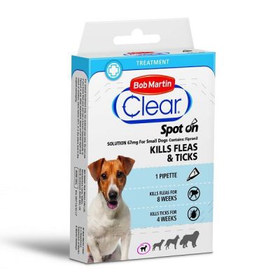 Bob Martin Flea Clear Spot On for Small Dog