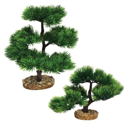 Aqua One Vibrance Bonsai Tree with Gravel Base - 30cm