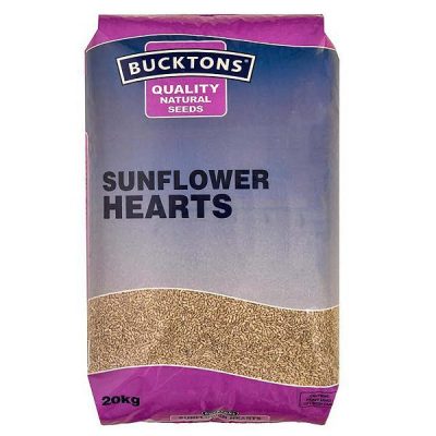 Bucktons Sunflower Hearts for Wild Birds - 20kg