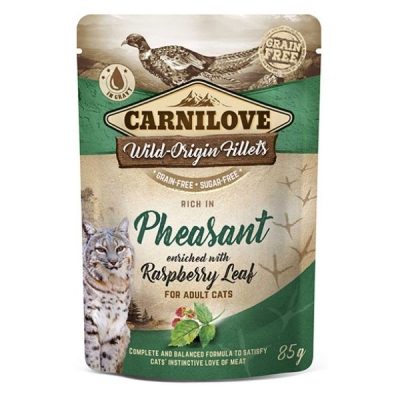Carnilove Cat Pouch 85g - Pheasant with Raspberry Leaves