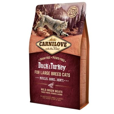 Carnilove Duck & Turkey Large Breed Cat Food - 2kg